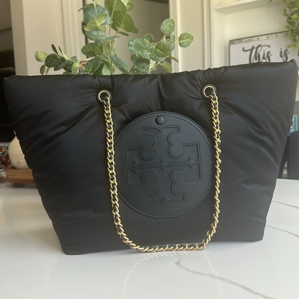 Tory Burch Ella chain soft tote